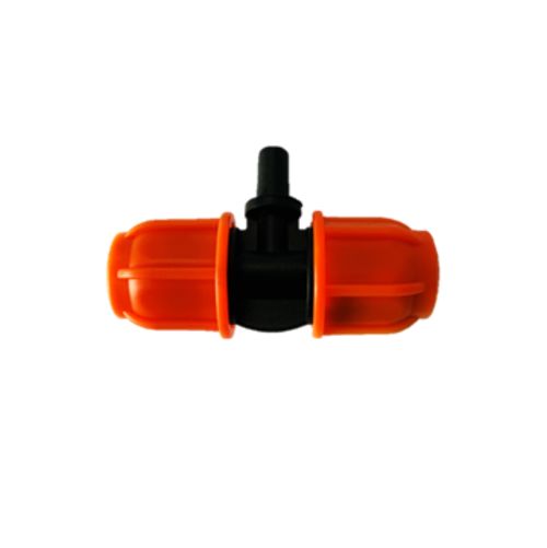 平口異徑三通 9/12mm  |自動噴滴灌系統|9x12mm PVC毛黑軟管配件