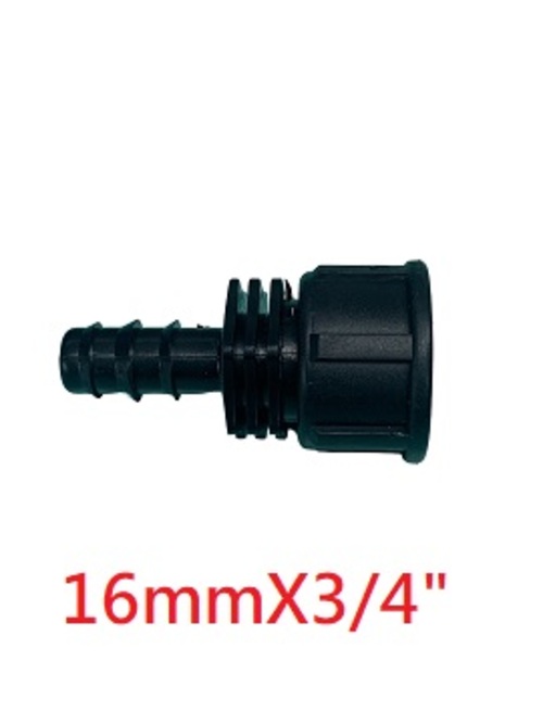 16mmX3/4"內牙轉接頭  |自動噴滴灌系統|16mm/3分PE黑管/配件