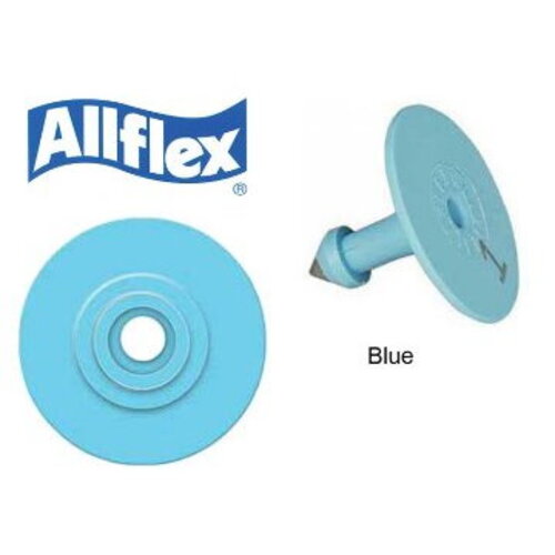 Allflex有釘耳牌#1+#2(藍001-100)  |豬/Swine|辨識系列|Allflex免釘耳牌