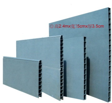 PVC隔間板/每片(高2.4Mx寬75cmx厚3.5cm) - PVC Panel  |豬/Swine|畜舍建材|保育欄