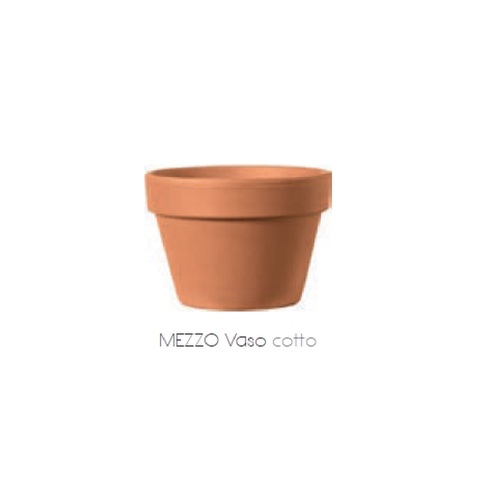 MVC-27 紅陶標準矮盆  |傑達園藝棋盤花園|Deroma 帝羅馬-義大利陶盆 |紅陶色