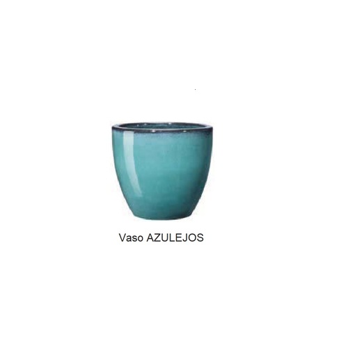 VAZ-23E 蘇萊-圓錐型彩瓷陶盆 E/湖綠產品圖