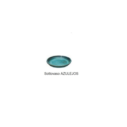 VAZ-23SB 蘇萊-彩瓷陶水盤 B/湖綠產品圖