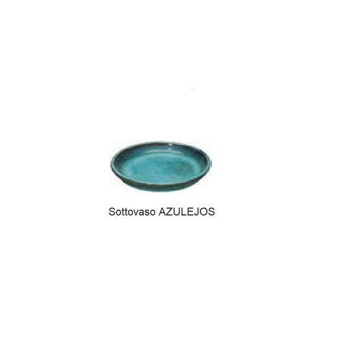 VAZ-32SB 蘇萊-彩瓷陶水盤 B/湖綠產品圖