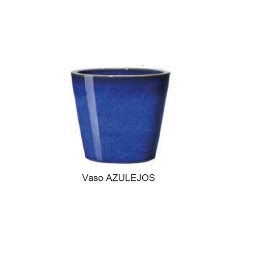 VAZ-36A 蘇萊-立錐型彩瓷陶盆 A/深藍產品圖