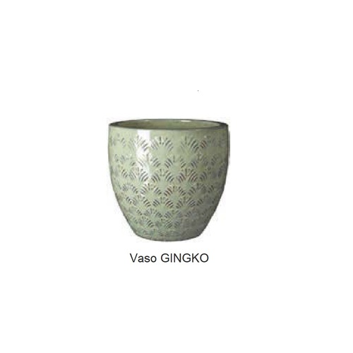 VGI-30B 杏葉-彩缸盆 B/碧綠  |傑達園藝棋盤花園|Deroma 帝羅馬-義大利陶盆 |彩釉盆