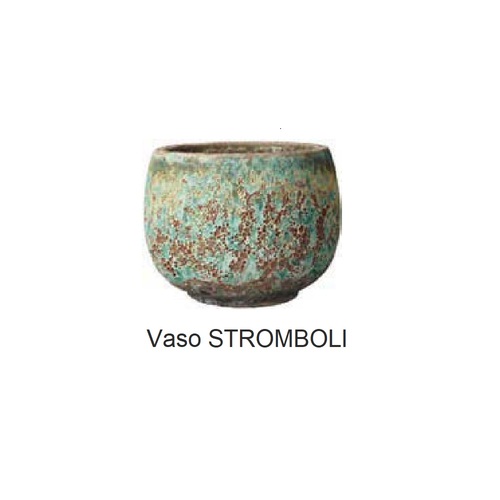 VSB-27SA 史特龍銹斑臼盆  A/綠  |傑達園藝棋盤花園|Deroma 帝羅馬-義大利陶盆 |彩釉盆