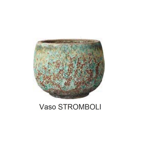 VSB-38SA 史特龍銹斑臼盆  A/綠  |傑達園藝棋盤花園|Deroma 帝羅馬-義大利陶盆 |彩釉盆