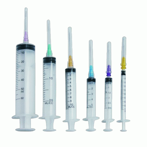 丟棄式塑製注射筒3cc產品圖